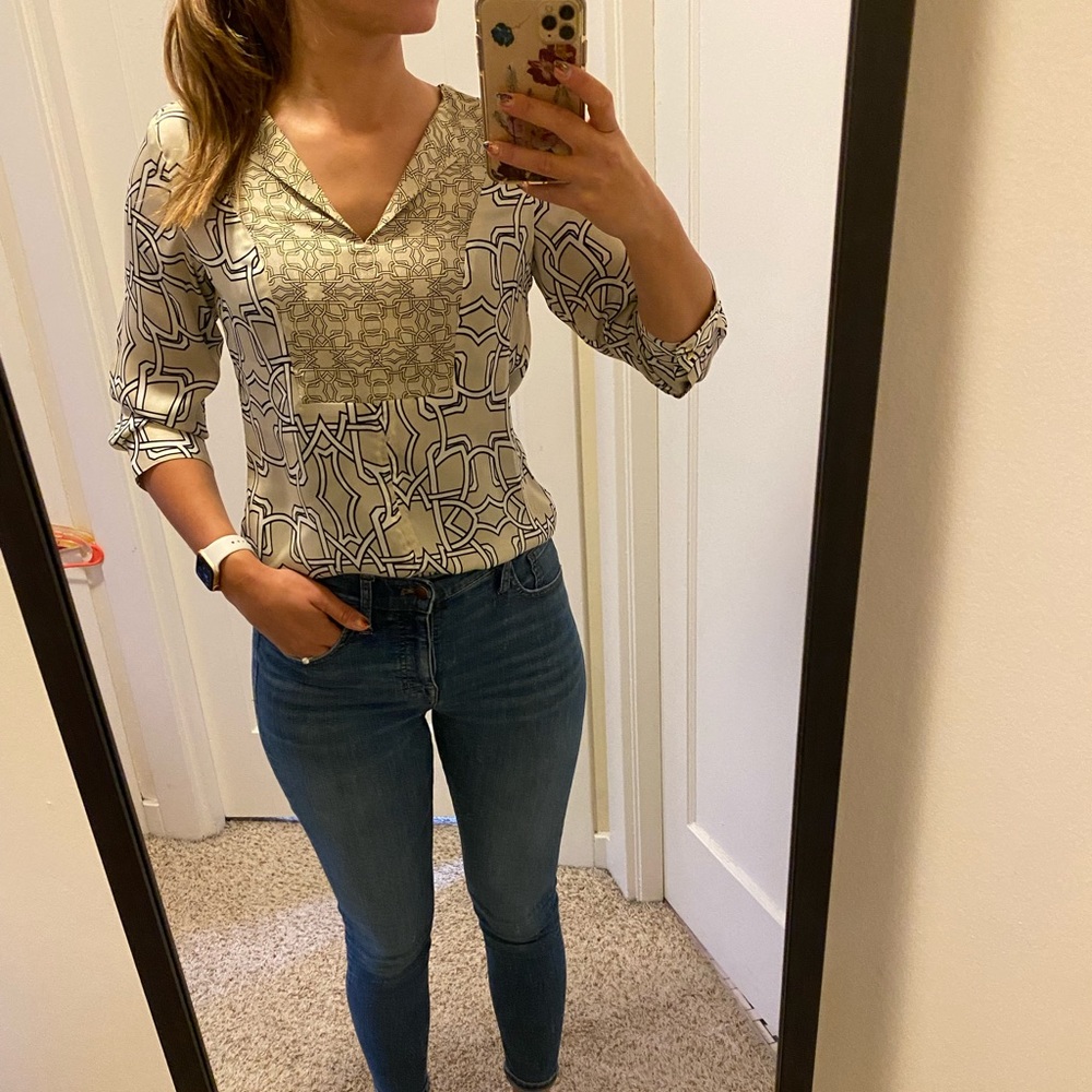 Patterned Blouse